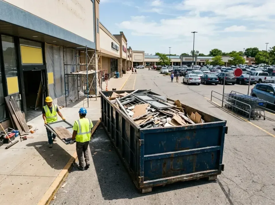 retail-store-renovation-debris-003 — frequently asked questions, Roll-off Dumpster Rentals in Sandy, OR